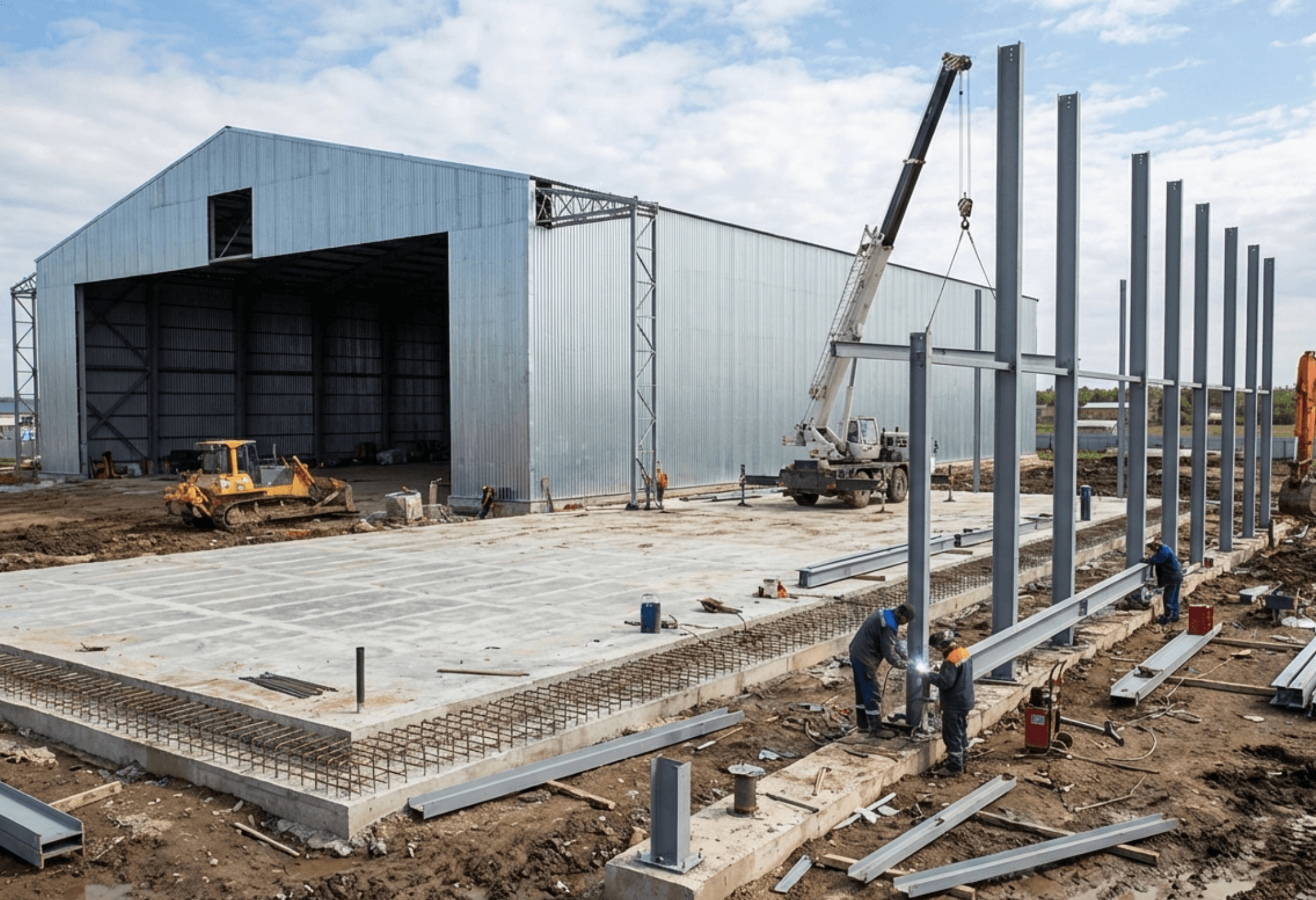 Реконструкция и расширение производства в 2026 году: как законно и быстро построить пристройку из металлоконструкций к существующему цеху